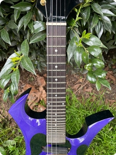 Bc Rich Pentasystem Mandolin 1990 Blue Flame