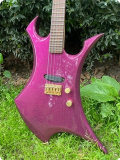 Bc Rich Pentasystem Baritone Mandolin 1990 Purple Sparkle