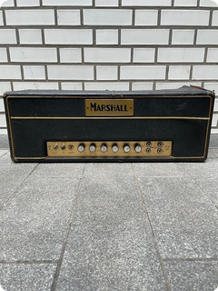 Marshall Jtm45 Head Gold Block Logo 1964 Black