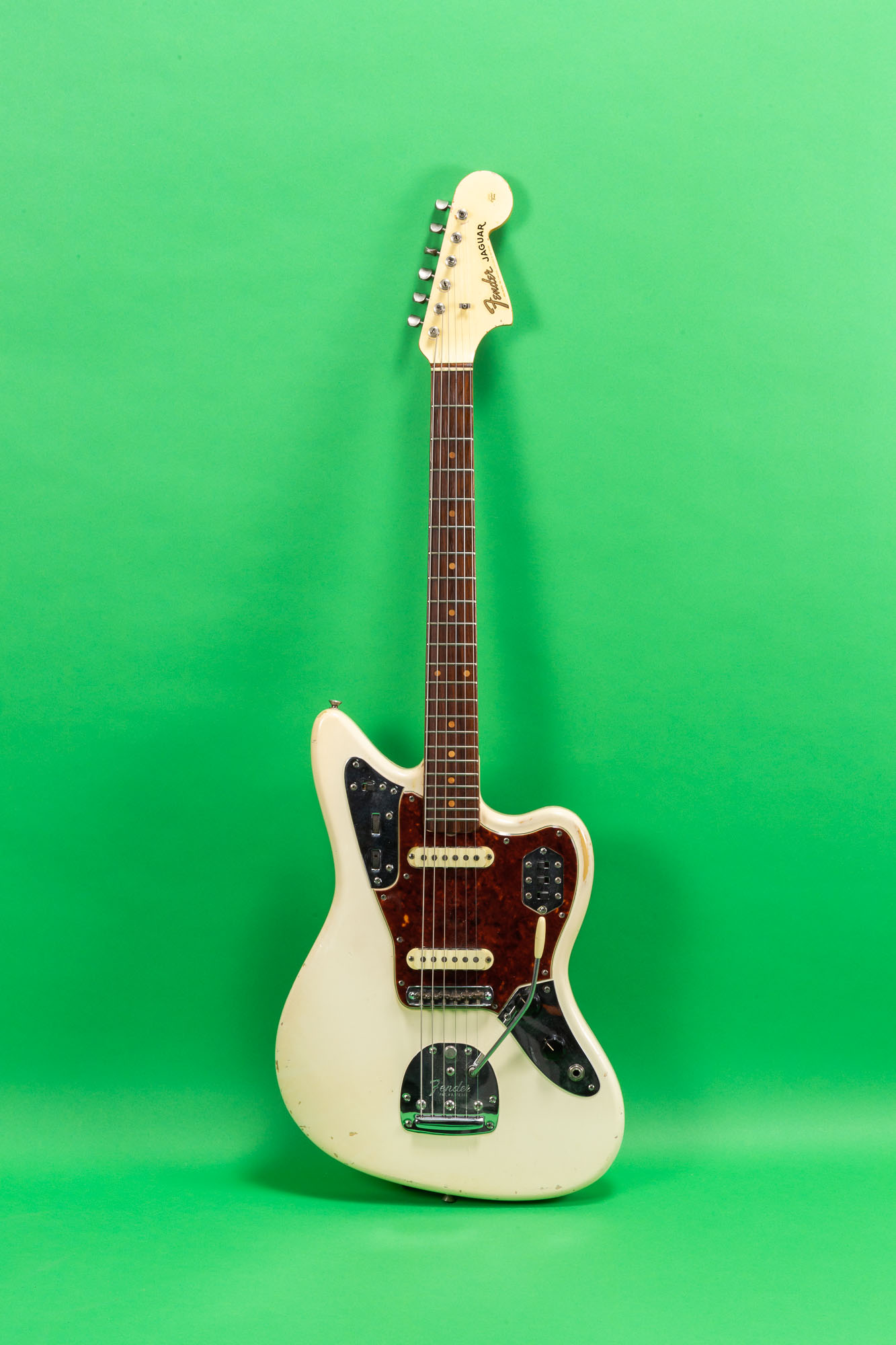 Fender Jaguar 1963 Olympic White Guitar For Sale Jay Rosen Music