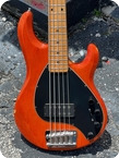 Ernie Ball Music Man Stingray 5 String Bass 2000 Amber Finish