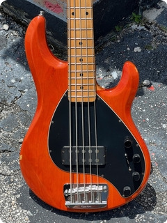 Ernie Ball Music Man Stingray 5 String Bass 2000 Amber Finish