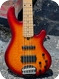 Lakland Skyline 55-02 5 String Bass 2015-Cherry Sunburst