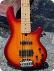 Lakland Skyline 55 02 5 String Bass 2015 Cherry Sunburst