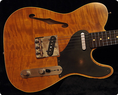 Real Guitars Custom Build Thinline T 2023 Translucent Amber