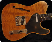 Real Guitars Custom Build Thinline T 2023 Translucent Amber