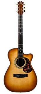 Maton Ebg808c Vintage Amber Burst Satin Nashville Cutaway
