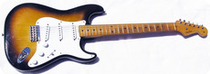 Fender-Stratocaster Hard Tail-1954-2 Tone Sunburst