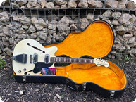 Fender-Coronado Rare Tuxedo Model-1967-White
