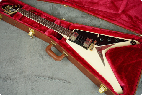 Gibson Flying V Ff 82 1982 White
