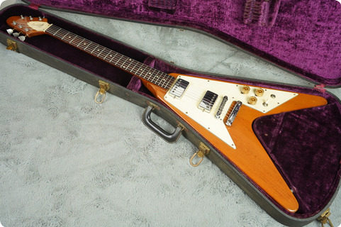 Gibson Flying V  Natural + Ohsc 1974 Natural