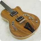 Manne Guitars Electravibe Hollowbody Walnut Top 2023 Natural Satin