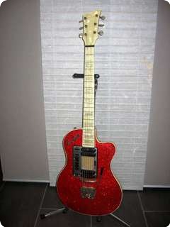 Hagstrom De Luxe 90 1961 Red Sparkle/ White Pearl