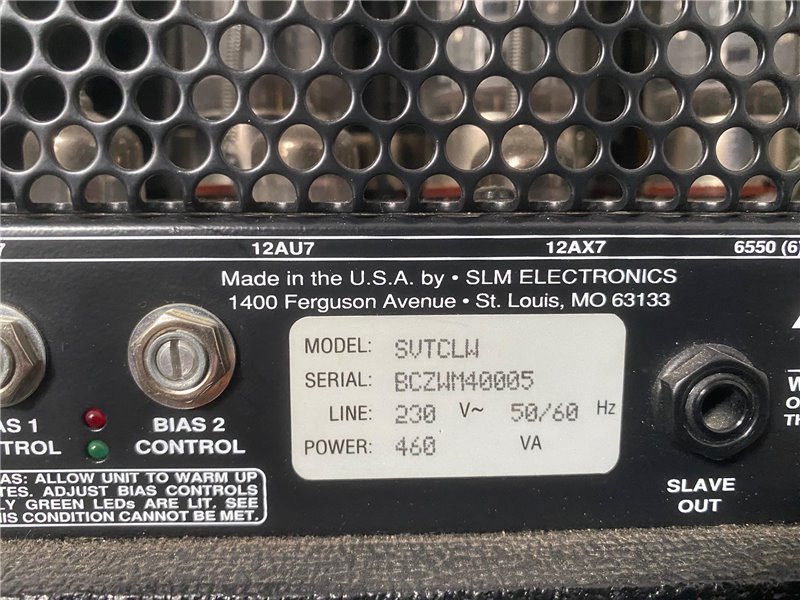 Ampeg SVT CLASSIC 2020's Amp For Sale No1