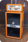 Orange OR 120 With Orange Bouncer Bass Cabinet 1972 Orange