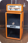 Orange-OR 120 With Orange Bouncer Bass Cabinet-1972-Orange