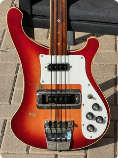 Rickenbacker 4001 Fretless Bass 1976 Fireglo