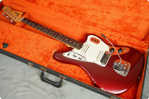 Fender Jaguar  1963 Candy Apple Red Refin 