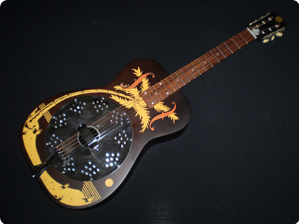 Dobro Duolian Hula Girl Resonator 1985 Black