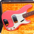 Fender Custom Shop Relic 63 Precision 2020 Faded Fiesta Red