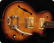 Gordon Smith-GS Deluxe Semi Solid-2023-Cognac Burst