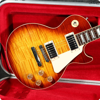 Gibson Les Paul High Performance 2016 Tea Burst   Aaaa Flame