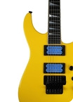 Jackson Custom Shop SL2H Soloist Gravity Yellow W Blue Pickups Electric Guitar