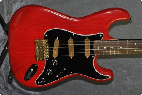 Clern Str 60 Custom, Ooak (one Of A Kind). Brass Special Cherry Red