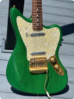 Fender Jaguar Custom Fred Stuart Master Built 1993 See Thru Green