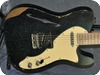 Clern-TLE Thinline -69 Custom, Ooak (One Of A Kind)-Black Glitter