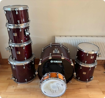 Yamaha Drum Kit Ex Brian Downey Thin Lizzy 2000 Red