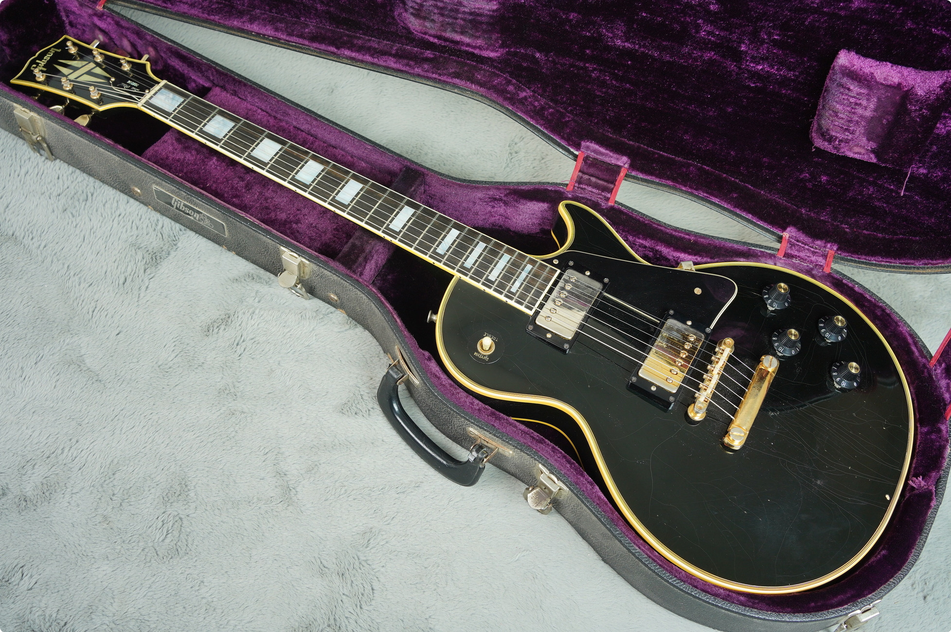 Gibson Les Paul Custom 1969 Original Black Guitar For Sale ATB Guitars