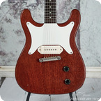 Epiphone Coronet. Rare Slab Body Transition Model 1960 Cherry Red