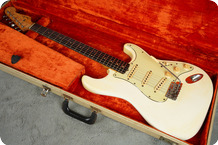 Fender-Stratocaster-1963-Olympic White Body Refin FLAME Neck