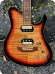 Pavel Musical Instruments Custom Solid Body Guitar 1995 Sunburst Finish