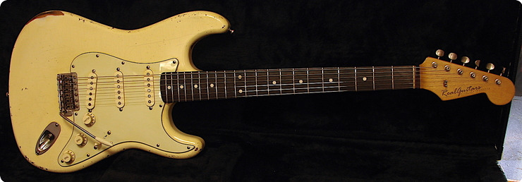Real Guitars Custom Build S Roadwarrior 2012 Vintage White