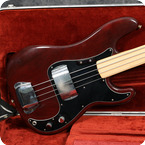 Fender Precision Fretless 1978 Wine Red