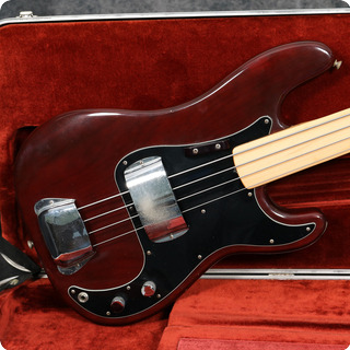 Fender Precision Fretless 1978 Wine Red