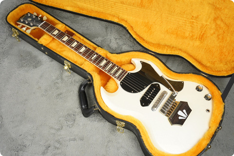 Gibson  Custom Shop Brian Ray '62 Sg Junior  2020 White Fox