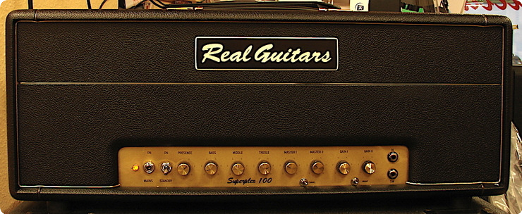 Real Guitars Super Plex 100 2024 Black Tolex