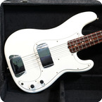 Fender-Precision Bass-1981-Olympic White Refinish