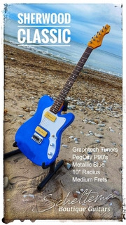 Scheltema Boutique Guitars Sherwood Classic 2024 Metallic Blue