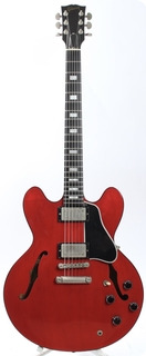 Gibson Es 335 Black Binding Block Inlays Ebony Fretboard 2000 Cherry Red