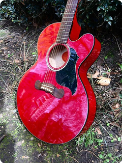 Gibson Ec 10 1990 Cherry Red