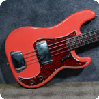 Fender-Precision Bass-1961-Fiesta Red