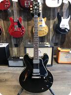 Gibson Gibson Custom Shop Murphy Lab 1959 ES 335 Reissue 2021 Ultra Light Aged Ebony 2021 Ultra Light Aged Ebony