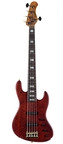 Sadowsky-MetroLine 21 Fret Standard J/J Bass Limited Edition 5-String Majestic Red Transparent Satin-2023