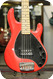 Ernie Ball Music Man -  Stingray 5 1988 Fire Engine Red