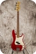 Fender Precision Bass-See Thru Red