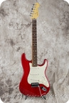 Fender-Stratocaster Deluxe-1999-Transparent Red
